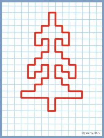Рисование по клеточкам для детей легкие