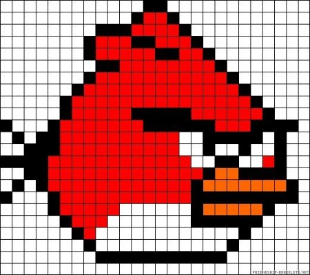 Angry Birds по клеткам