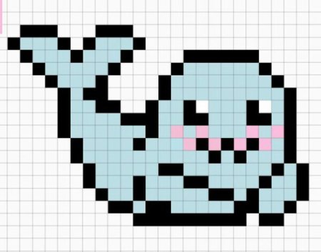 Маленькие милые рисуночки по клеточкам