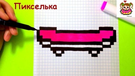 Рисунки по клеточкам пикселька