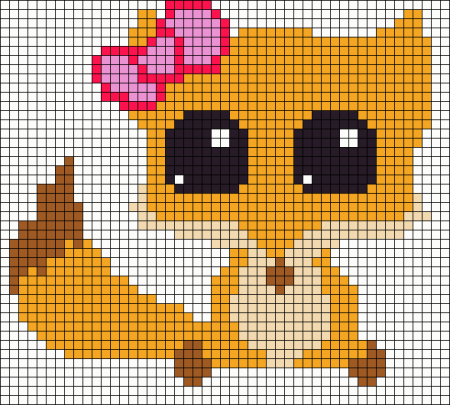 Рисуночки по клеткам милые