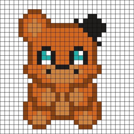 Рисунки по клеткам хаски