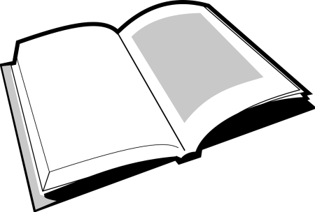 Открытая книга раскраска