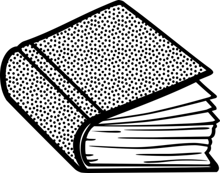 Книжка черно белая