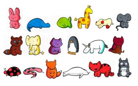 Стикеры нерасскрашенные