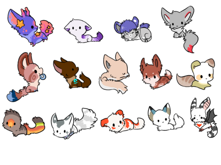 Животные в мультяшном стиле