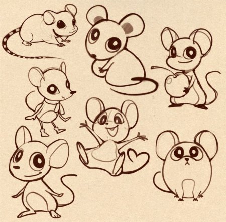 Милые зверюшки. Раскраска