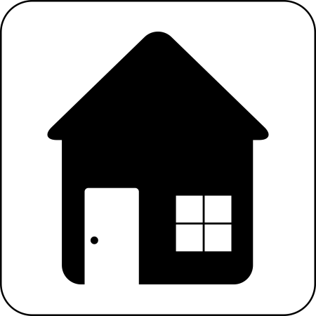 Векторный значок дом