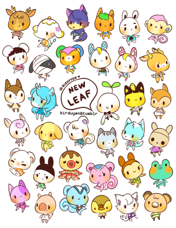 Стикеры с животными милые