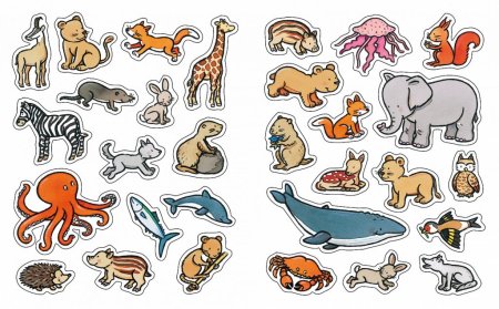 Наклейки с животными