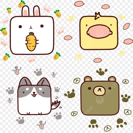 Милые квадратные рисунки