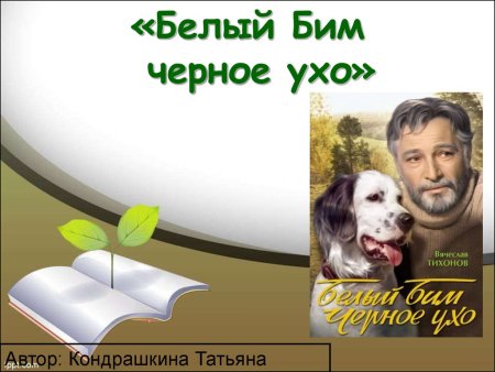 Презентация белый Бим черное ухо
