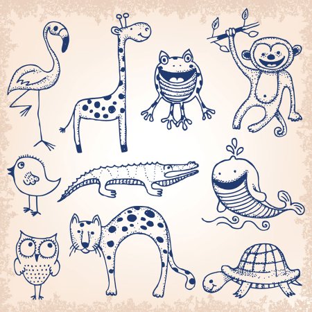 Картинки для срисовки животные