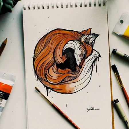 Живопись маркерами