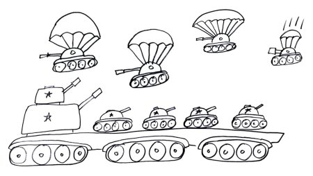 Рисунки танков для детей