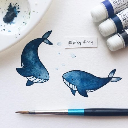 Милые рисунки для срисовки фломастерами