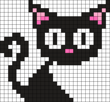 Кошка по клеткам