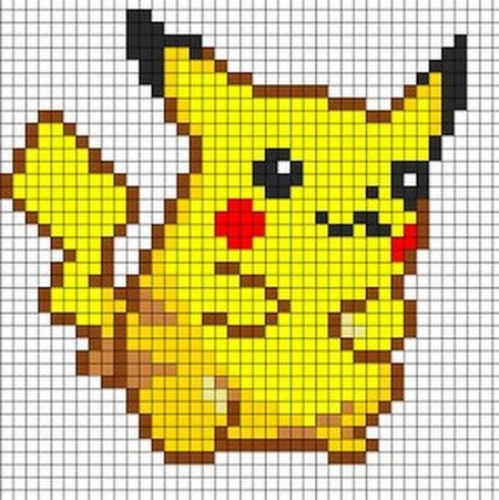 Рисунки по клеточкам маленькие