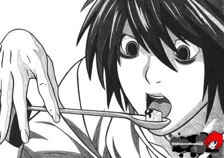 L Death Note Манга