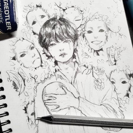 Скетчбук BTS