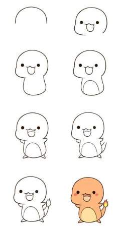 Кавайные рисунки для начинающих