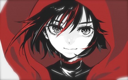 Черно красное аниме