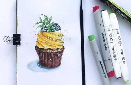 Рисунки фломастерами легкие