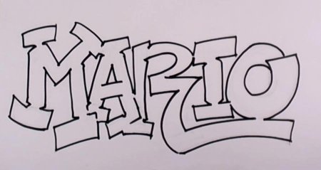 Лёгкие граффити на бумаге