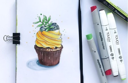 Маленькие рисунки фломастерами