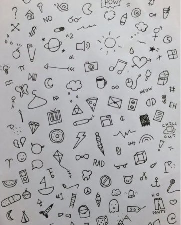 Мелкие красивые рисунки