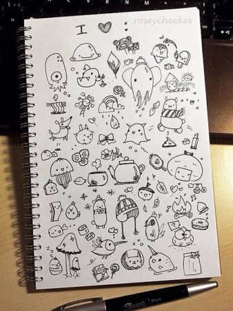 Маленькие рисунки для скетчбука