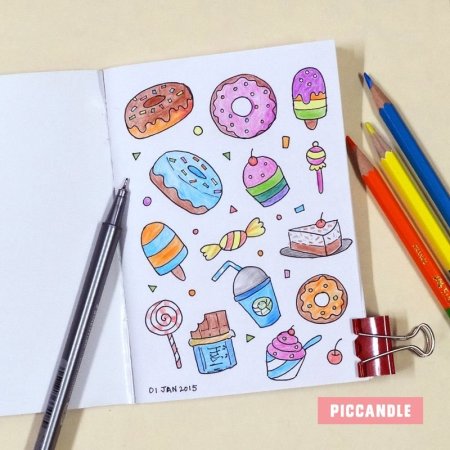 Идеи для рисунков в блокноте