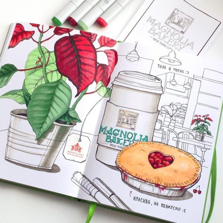 Скетчи маркерами для скетчинга