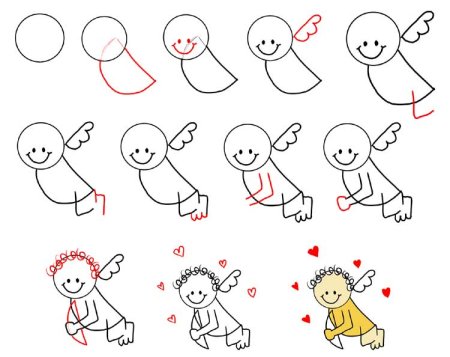 Прикольные рисунки поэтапно