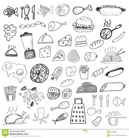 Продукты для срисовки легкие