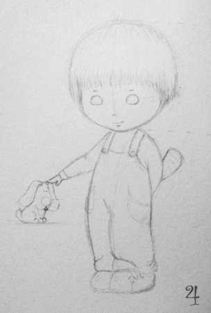 Рисунок лёгкий для мальчиков