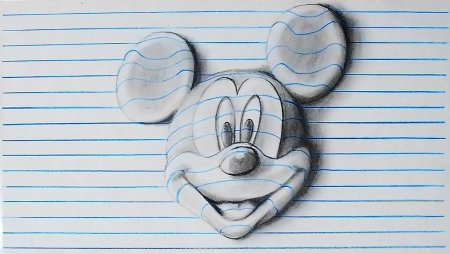 Рисунки для срисовки лёгкие объемные