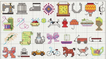 Схемы для вышивания крестиком красивые и легкие