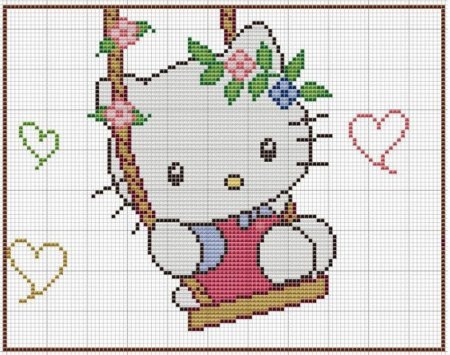 Вышивка крестом схемы для начинающих
