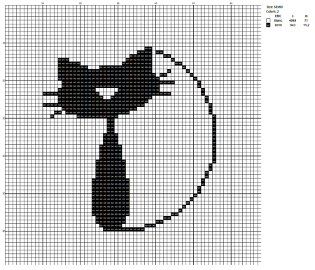 Простая вышивка крестиком для детей