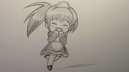 Аниме карандашом легкие