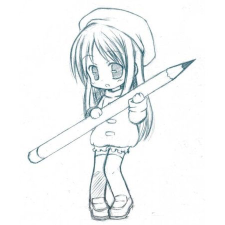 Маленькие рисунки для срисовки аниме