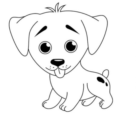 Собака рисунок