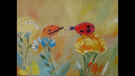 Живопись мастихином картины Александра Сергеева