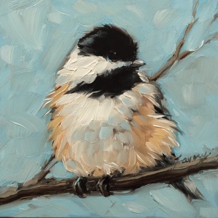 Цветы мазками гуашью