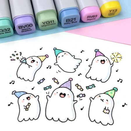 Простые и милые рисунки для скетчбука