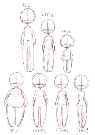 Основа для рисования человека