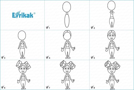 Как нарисовать Фиксиков шпулю