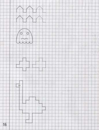 Рисование карандашом для начинающих по клеточкам