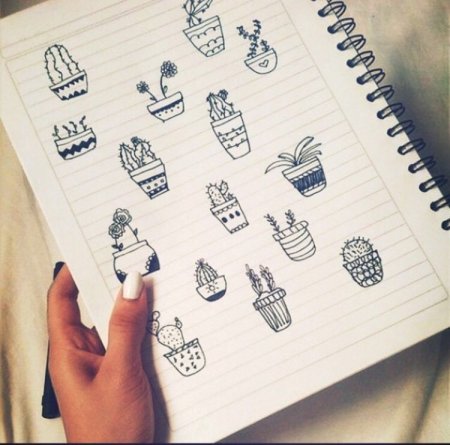 Небольшие рисунки для скетчбука